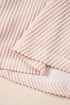 Corded Lantern Sleeve Top Ruffled Mini Skirt Two Piece Dress